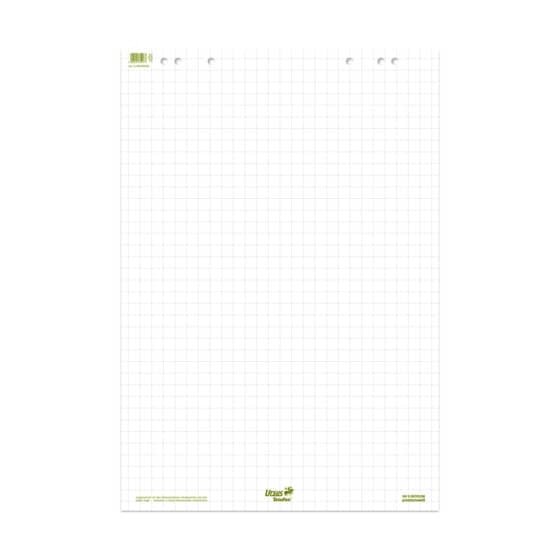 Ursus® Green Flipchart-Block - 68 x 99 cm, kariert, 80 g/qm, 20 Blatt