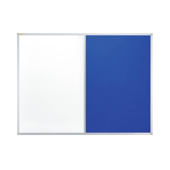 Franken Kombitafel X-tra!Line® - 120 x 90 cm, Schreib- und Filztafel, blau