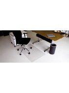 RS office products Ecoblue® Bodenschutzmatten für normalflorige Teppichböden - Form 0, 75 x 120 cm