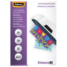 Fellowes® Laminierfolie Enhance - A4, matt, 80 mym,...