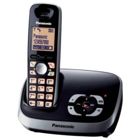 Panasonic Telefon KX-TG6521GB - schnurloses, schwarz