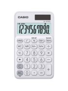 Casio® Taschenrechner SL-310 - Solar-/Batteriebetrieb, 10stellig, LC-Display, weiß