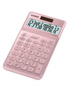 Casio® Tischrechner JW-200 - Solar-/Batteriebetrieb, 12stellig, LC-Display, pink