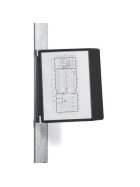 Durable Sichttafelsystem VARIO® MAGNET WALL 10 - Wandset, 10 Sichttafeln A4, schwarz