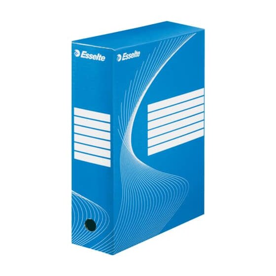 Esselte Archiv-Schachtel - DIN A4, Rückenbreite 10 cm, blau