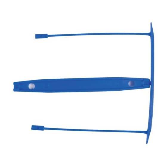Q-Connect® E-Clip Archivbinder - 8 cm, 100 Stück, blau