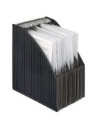 Veloflex® Stehsammler - 255 x 320 x 40 mm, 23 Fächer, PP, schwarz