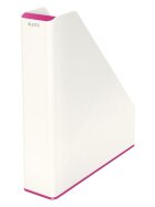 Stehsammler WOW Duo Colour, DIN A4+, weiß/pink, Fassungsvermögen: 73 mm, Polystyrol