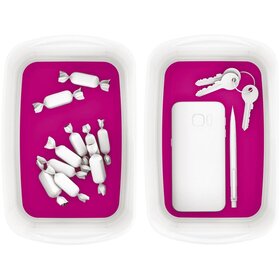 Leitz Aufbewahrungsschale MyBox - A5, ABS, weiß/pink