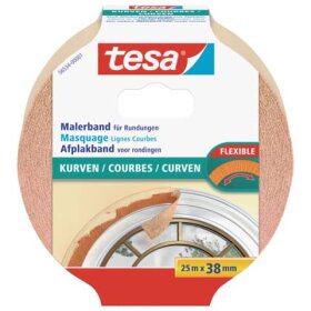 tesa® Papier-Klebeband Maler-Krepp für Rundungen...