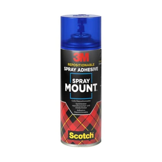3M Sprühkleber Spray Mount™ - wieder ablösbar, transparenter, 400 ml