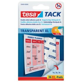 tesa® Tack® Klebestücke - 36 Pads XL,...