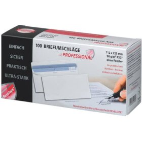 Professional Briefumschlag Revelope® - 112 x 225 mm,...