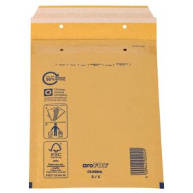 aroFOL® Luftpolstertaschen Nr. 3 - 150x215 mm, braun,...