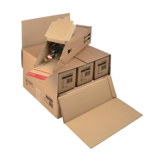 ColomPac® Umkarton für 3 oder 6 Einzelflaschenkartons