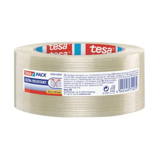 tesa® Monofilament - 50 mm : 50 m, reißfestes Filamentband
