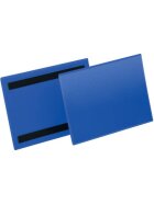 Durable Kennzeichnungstasche - magnetisch, A5 quer, PP, dokumentenecht, dunkelblau, 50 Stück