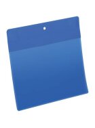 Durable Kennzeichnungstasche - magnetisch, A5 quer, PP, dokumentenecht, dunkelblau, 10 Stück