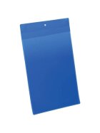 Durable Kennzeichnungstasche - magnetisch, A4 hoch, PP, dokumentenecht, dunkelblau, 10 Stück