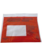 Docufix Begleitpapiertaschen mit Aufdruck Lieferschein - Rechnung, C6, 250 Stück