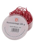 Wihedü Gummiringe - Ø85 mm, Dose mit 25g, rot