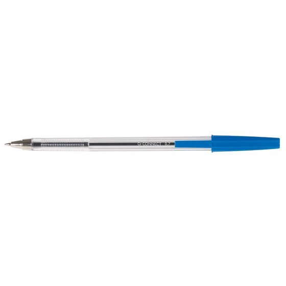 Q-Connect Einwegkugelschreiber, ca. 1mm, blau