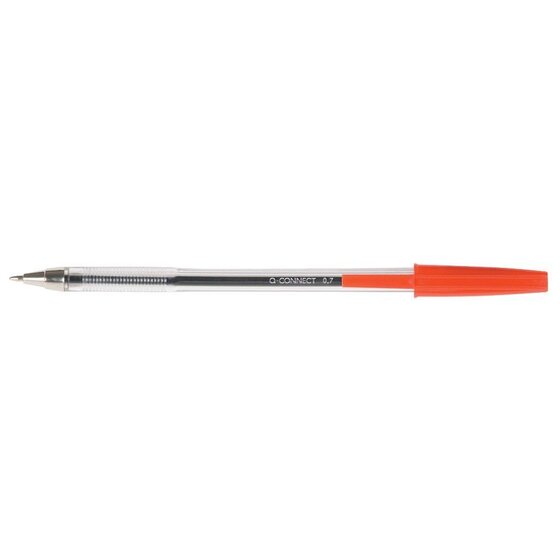 Q-Connect Einwegkugelschreiber, ca. 1mm, rot