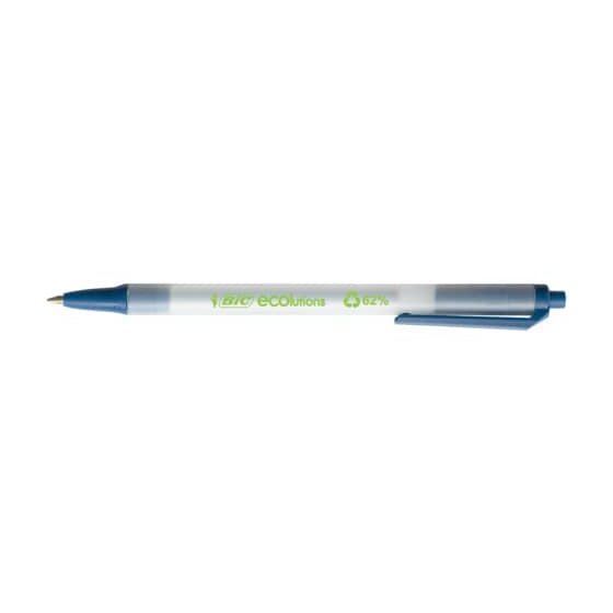 BiC® Druckkugelschreiber ECOlutions® Clic Stic - 0,4 mm, blau