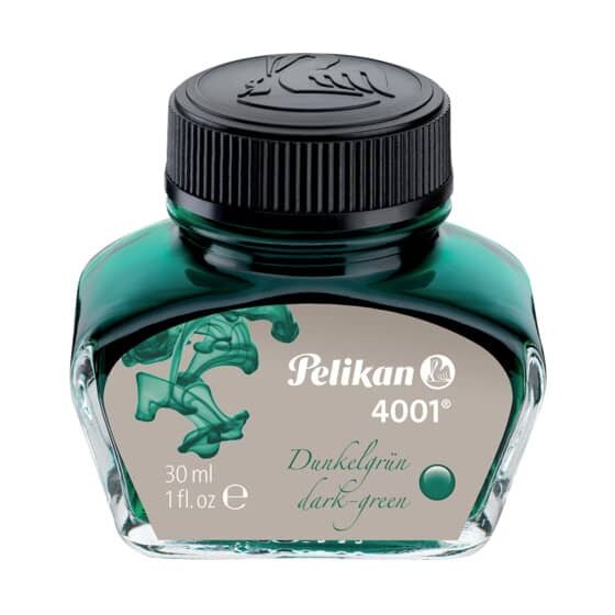 Pelikan® Tinte 4001® - 30 ml Glasflacon, dunkelgrün