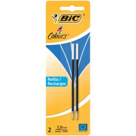 BiC® 4 COLOURS Kugelschreibermine - 0,4 mm, 2...