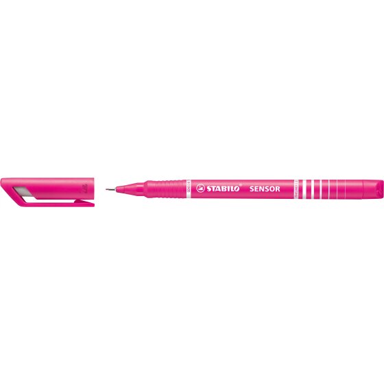Tintenfeinschreiber sensor fine, Strichstärke 0,3 mm, pink