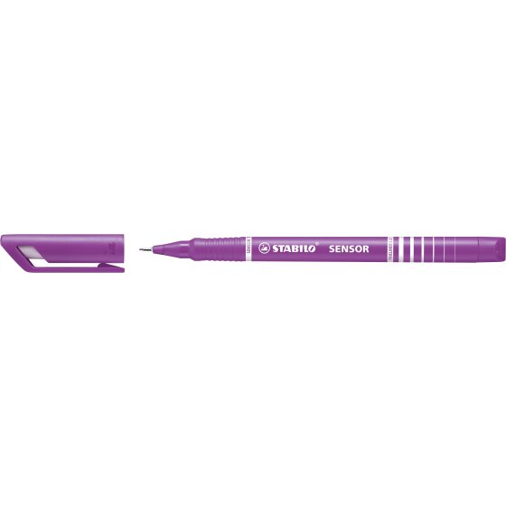 Tintenfeinschreiber sensor fine, Strichstärke 0,3 mm, lila