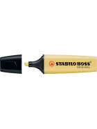 STABILO® Textmarker - BOSS ORIGINAL Pastel - Einzelstift - pudriges Gelb