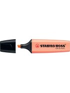 STABILO® Textmarker - BOSS ORIGINAL Pastel - Einzelstift - cremige Pfirsichfarbe