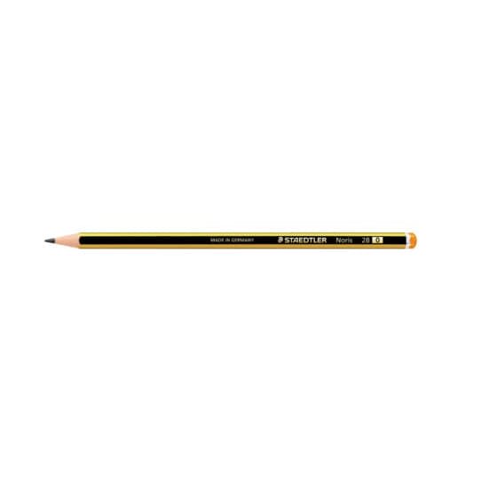 Staedtler® Noris® Bleistift 120 - 2B, gelb-schwarz