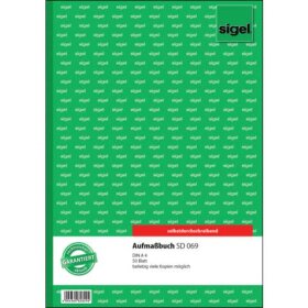 SIGEL Aufmaßbuch - A4, SD, MP, 50 Blatt