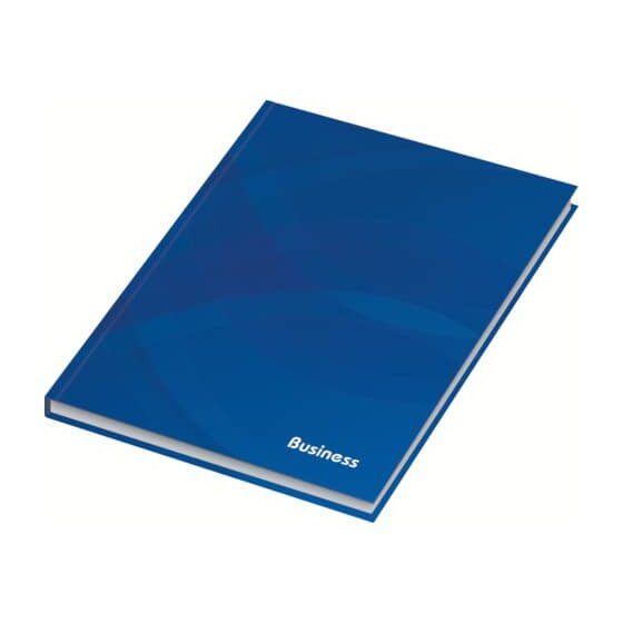 RNK Verlag Notizbuch Business - A5, Hardcover, kariert, 96 Blatt, blau