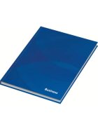 RNK Verlag Notizbuch Business - A5, Hardcover, kariert, 96 Blatt, blau