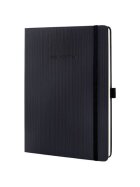 SIGEL Notizbuch Conceptum - Tablet Format (180x240 mm), Hardcover, kariert, 194 Seite, schwarz