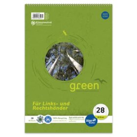 Staufen® green Spiralblock - LIN28, A4, 80 Blatt, 70...