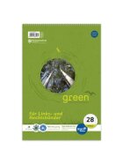 Staufen® green Spiralblock - LIN28, A4, 80 Blatt, 70 g/qm, Links/Rechtshänder