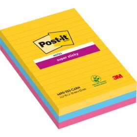 Post-it® SuperSticky Haftnotiz Super Sticky Notes -...