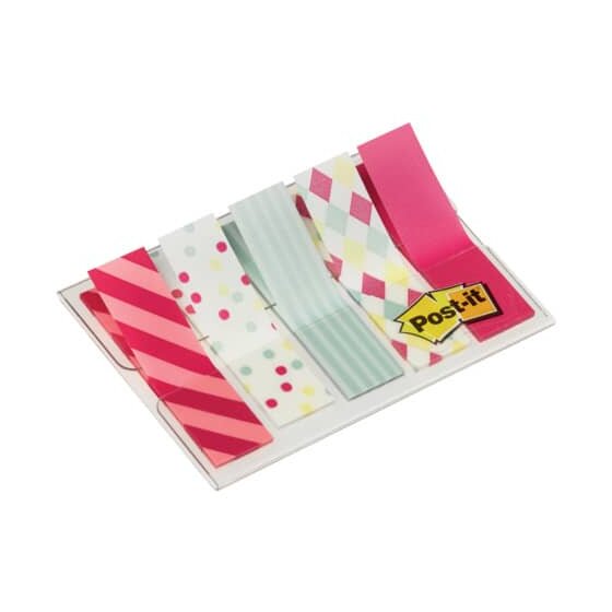 Post-it® Index Candy Collection - 11,9 x 43,2 mm, 5 x 20 Haftstreifen, Etui