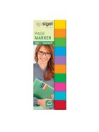 SIGEL Page Marker Folie Multicolor - 12,5 x 44 mm, sortiert, 10x 50 Streifen
