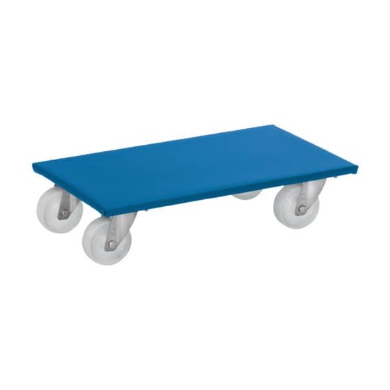 fetra® Möbelroller - 600 x 300 mm, bis 350 kg, blau, 2er Pack