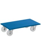 fetra® Möbelroller - 600 x 300 mm, bis 350 kg, blau, 2er Pack