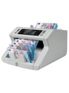 Banknotenzähler 2250, 3fache Prüfung, alle Währungen, zählt bis  zu 1000 sortierte Scheine, Maße: 220 x 295 x 184 mm, grau