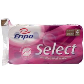 FRIPA Toilettenpapier Select - 4-lagig, geprägt,...