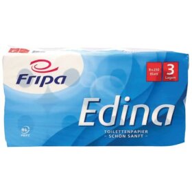 FRIPA Toilettenpapier Edina - 3-lagig, geprägt,...