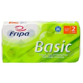 FRIPA Toilettenpapier Basic - 2-lagig, recycling,...
